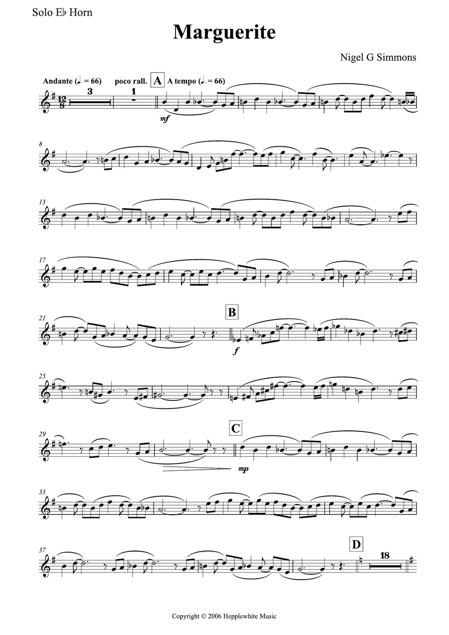 Marguerite Horn scores gallery preview page 1