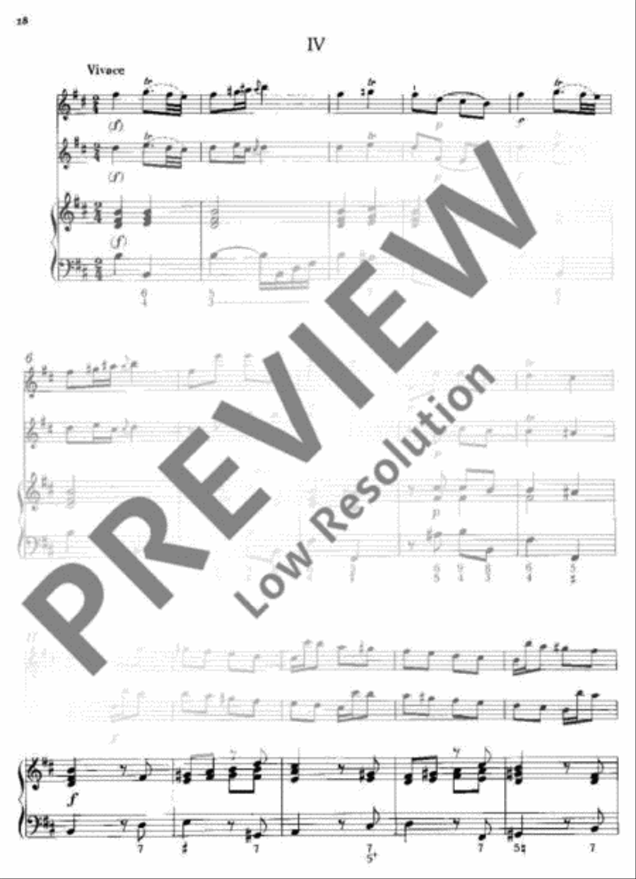 Triosonata B minor Triosonata B minor Flute scores gallery preview page 19