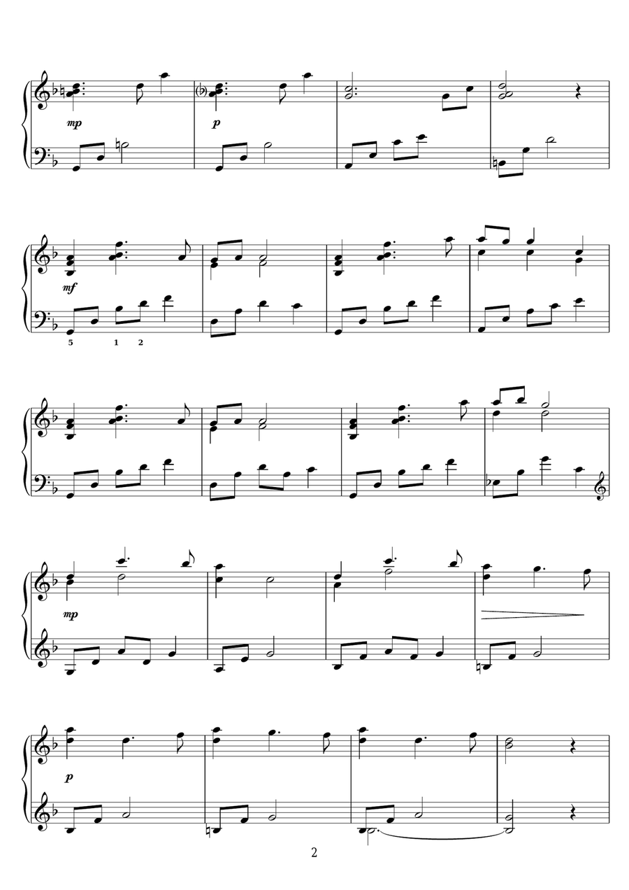 Dreams Never Die Piano Solo scores gallery preview page 2