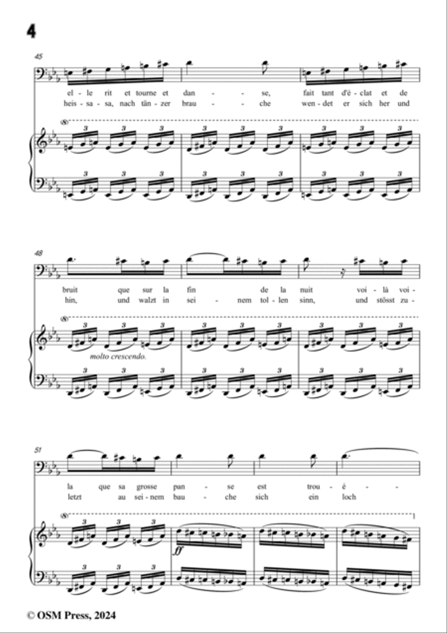 Meyerbeer-La chanson de Maître Floh(Das Lied von Meister Klein),in E flat Major Voice scores gallery preview page 6