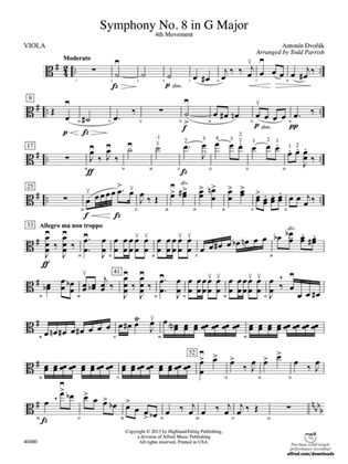 Symphony No. 8 in G Major: Viola