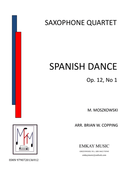 SPANISH DANCE OP 12, NO1 – SAXOPHONE QUARTET image number null