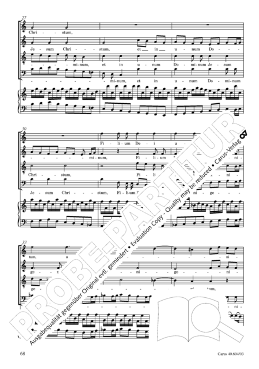 Grosse Mariazeller Messe in C 4-Part scores gallery preview page 77