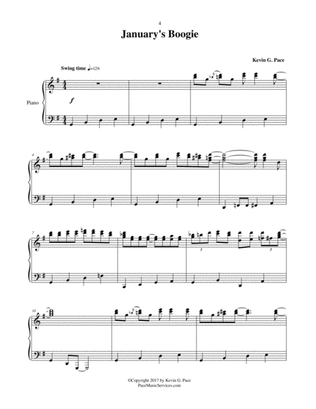 January's Boogie - original piano solo