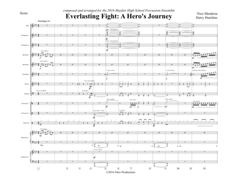Everlasting Fight: A Hero's Journey (percussion ensemble piece) image number null