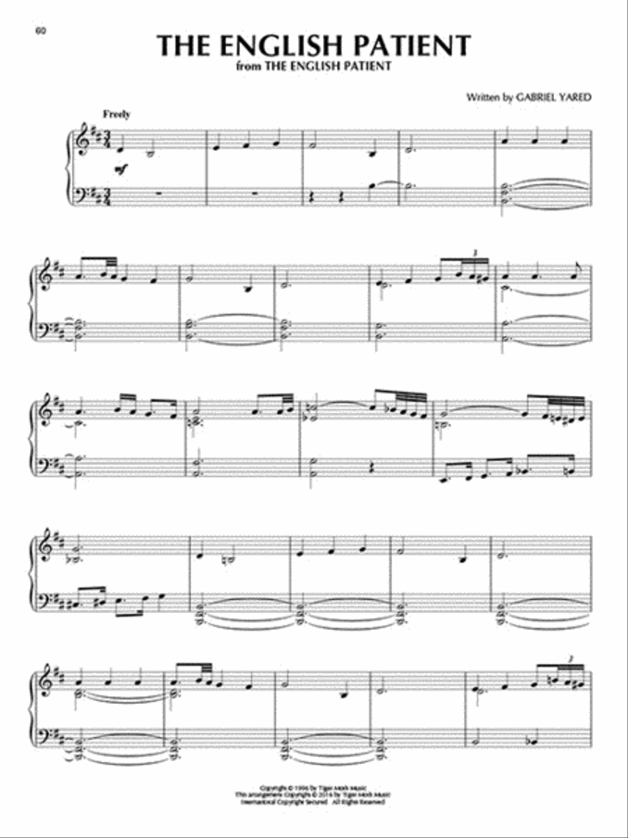 The Best Movie Themes Ever Piano Solo scores gallery preview page 4