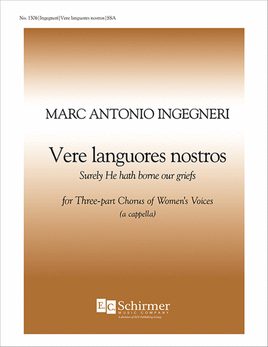 Vere languores nostros (Surely He hath borne our griefs) SSA scores gallery preview page 1
