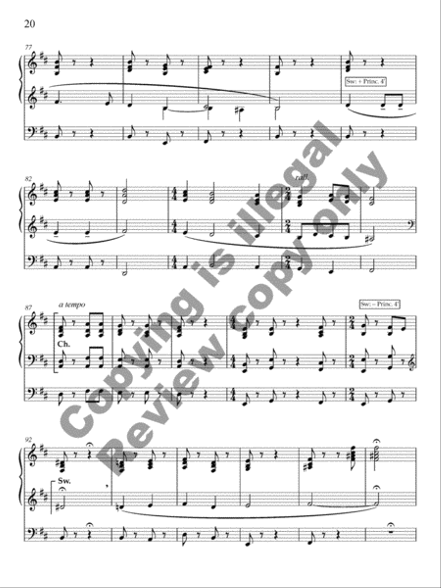 Ancient Airs and Dances, Suite No. 1 Organ Solo scores gallery preview page 41