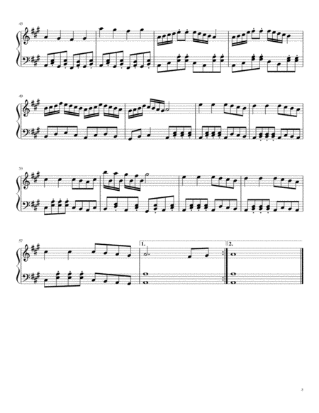 Piano Sonata A Major No.1 image number null