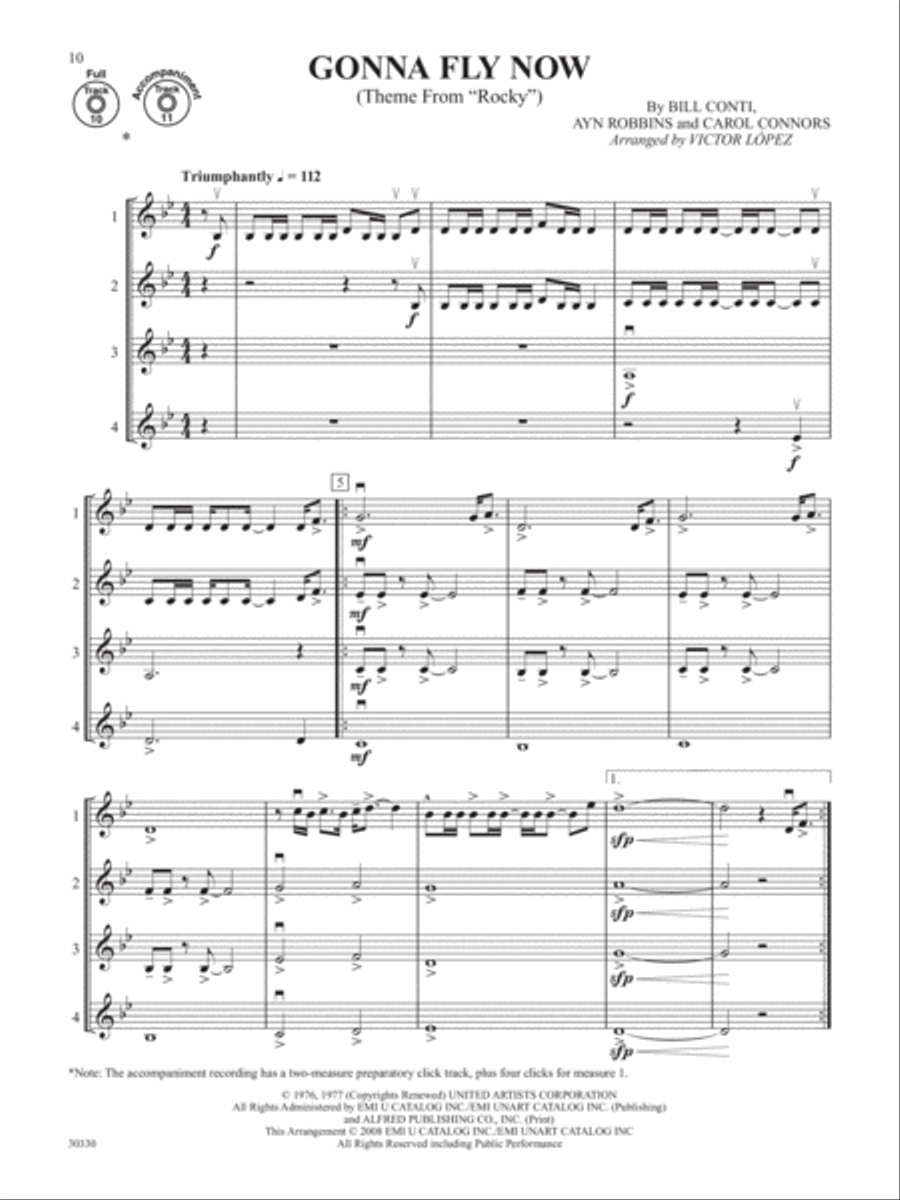 Flex-Ability More Pops -- Solo-Duet-Trio-Quartet with Optional Accompaniment Small Ensemble scores gallery preview page 4