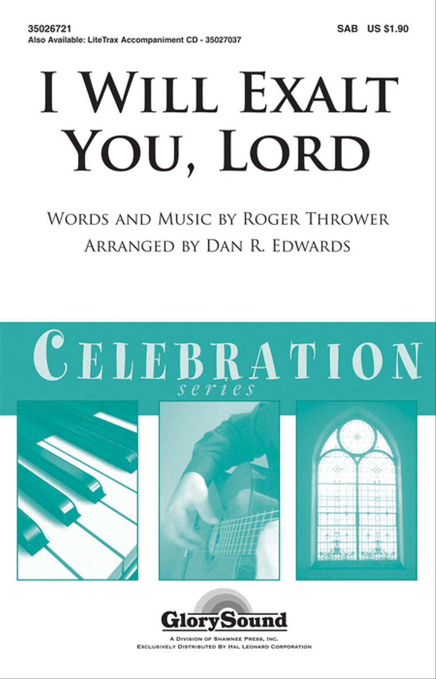 I Will Exalt You, Lord 3-Part scores gallery preview page 1