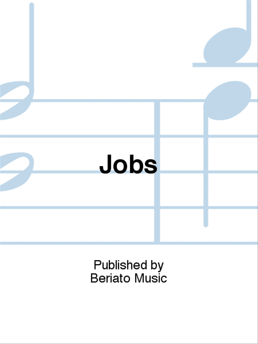 Jobs Piano, Vocal, Guitar scores gallery preview page 1