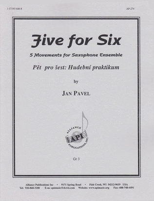 Five For Six - Sax 6