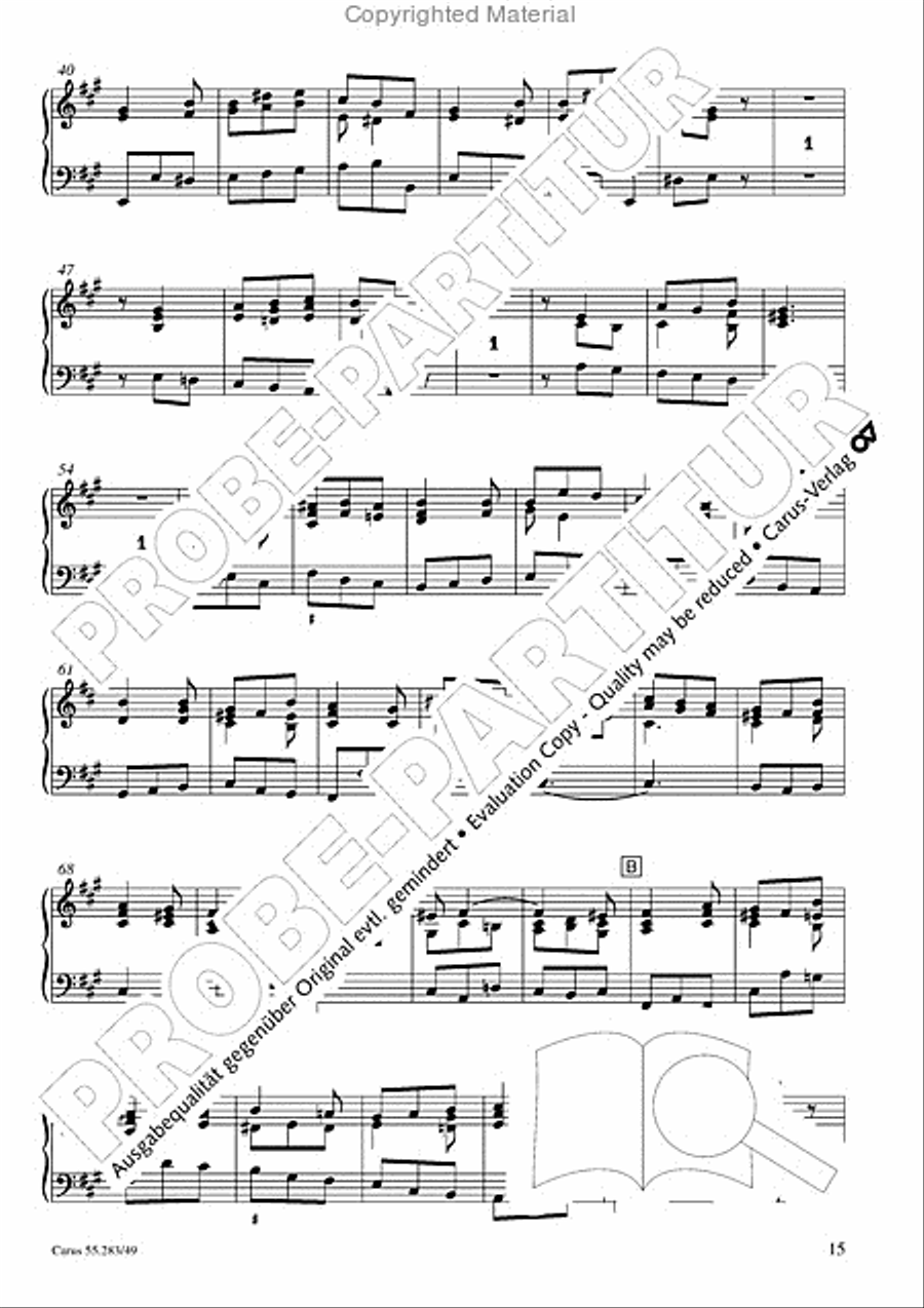 Te Deum for the Victory of Dettingen Organ scores gallery preview page 16