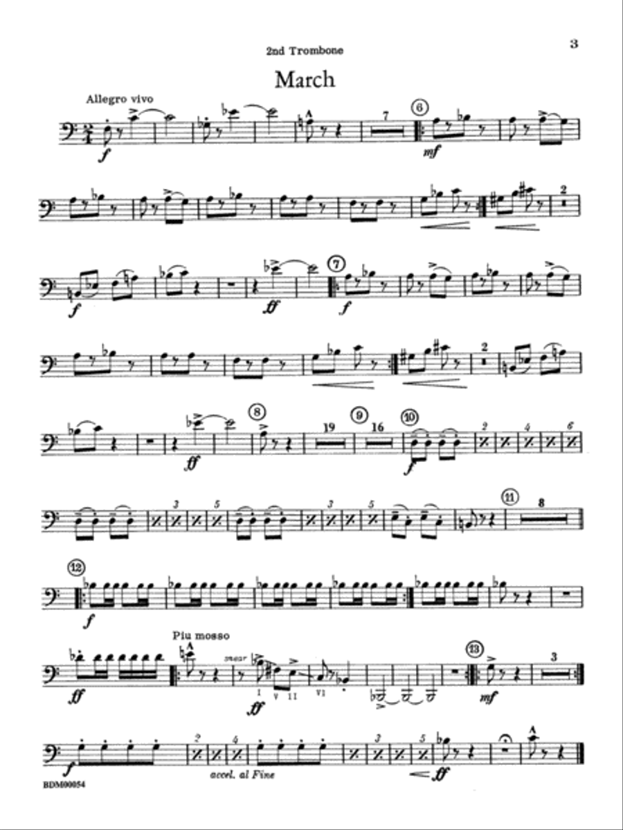 Symphonic Suite: 2nd Trombone Concert Band scores gallery preview page 2