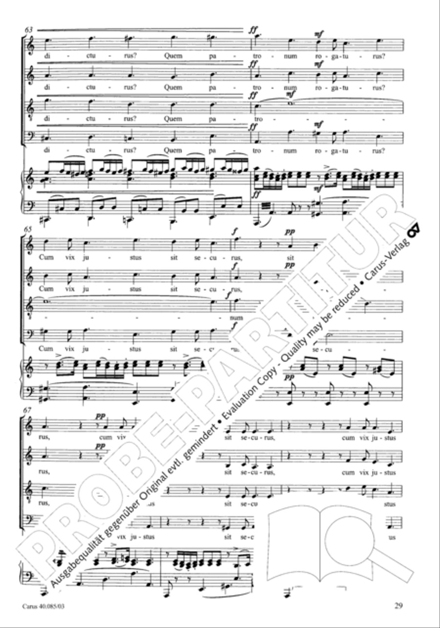 Missa pro defunctis Missa pro defunctis 4-Part scores gallery preview page 30