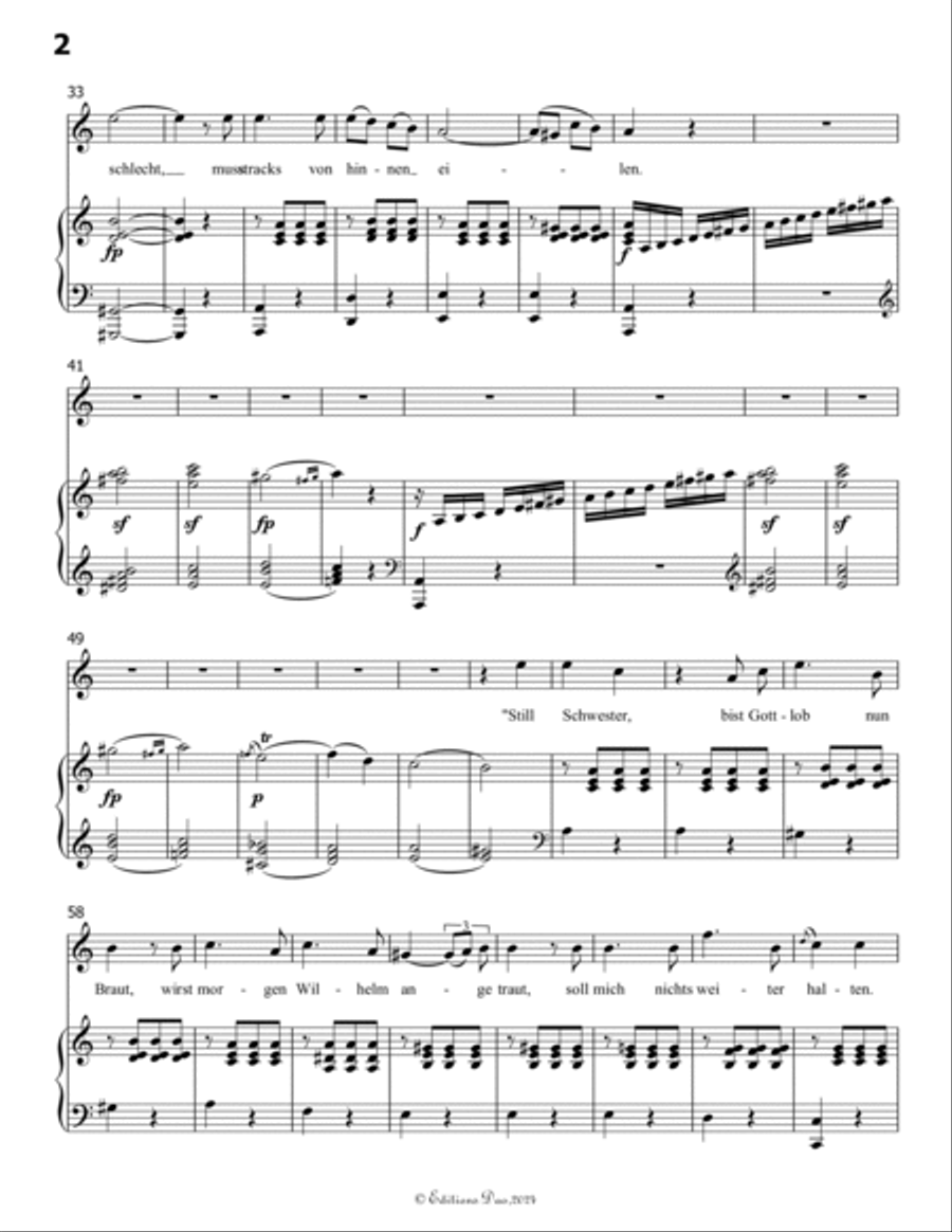 Der Liedler, by Schubert, Op.38(D.209), in a minor Voice scores gallery preview page 4
