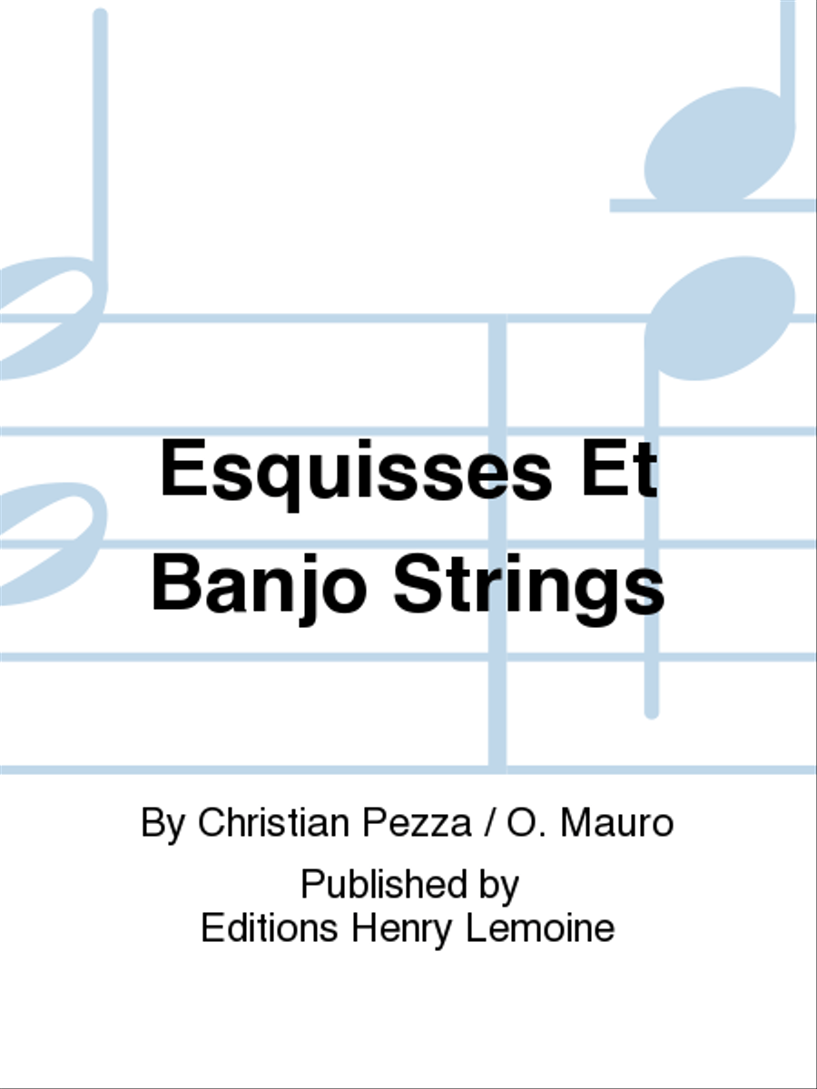 Esquisses Et Banjo Strings Piano Solo scores gallery preview page 1