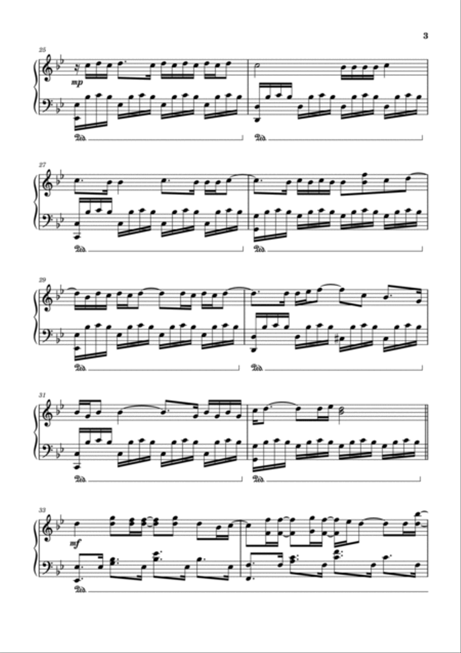 Film Out Piano Solo scores gallery preview page 3
