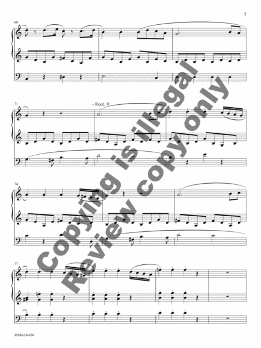 Symphony No. 41 (Jupiter K551) Organ scores gallery preview page 6