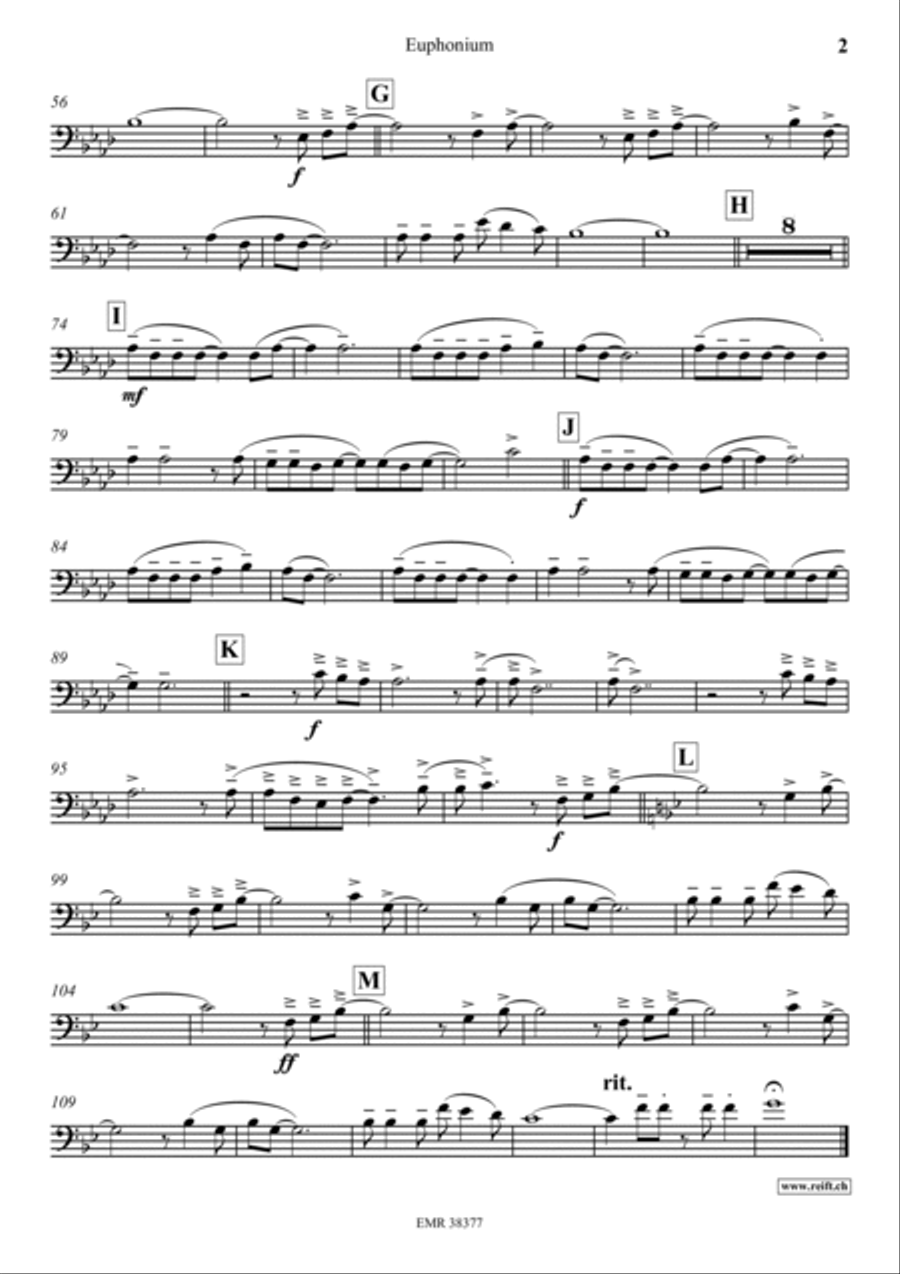 Allumer Le Feu Allumer Le Feu Euphonium scores gallery preview page 5