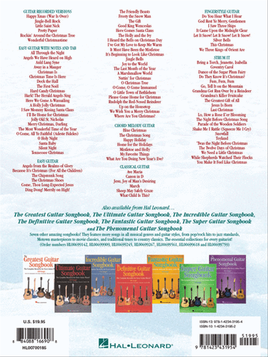 The Ultimate Christmas Guitar Songbook Guitar Tablature scores gallery preview page 6