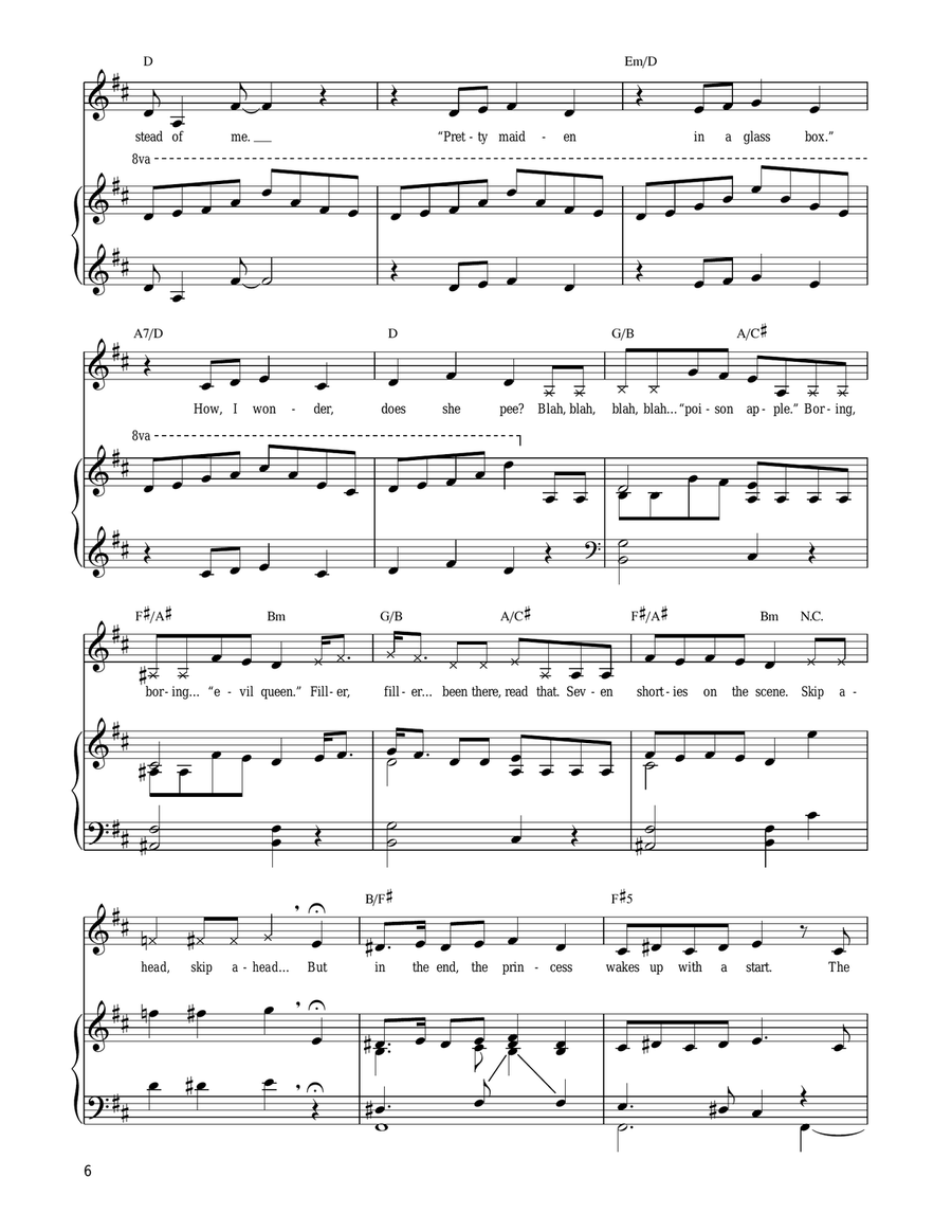 I Know It's Today Piano, Vocal, Guitar scores gallery preview page 6