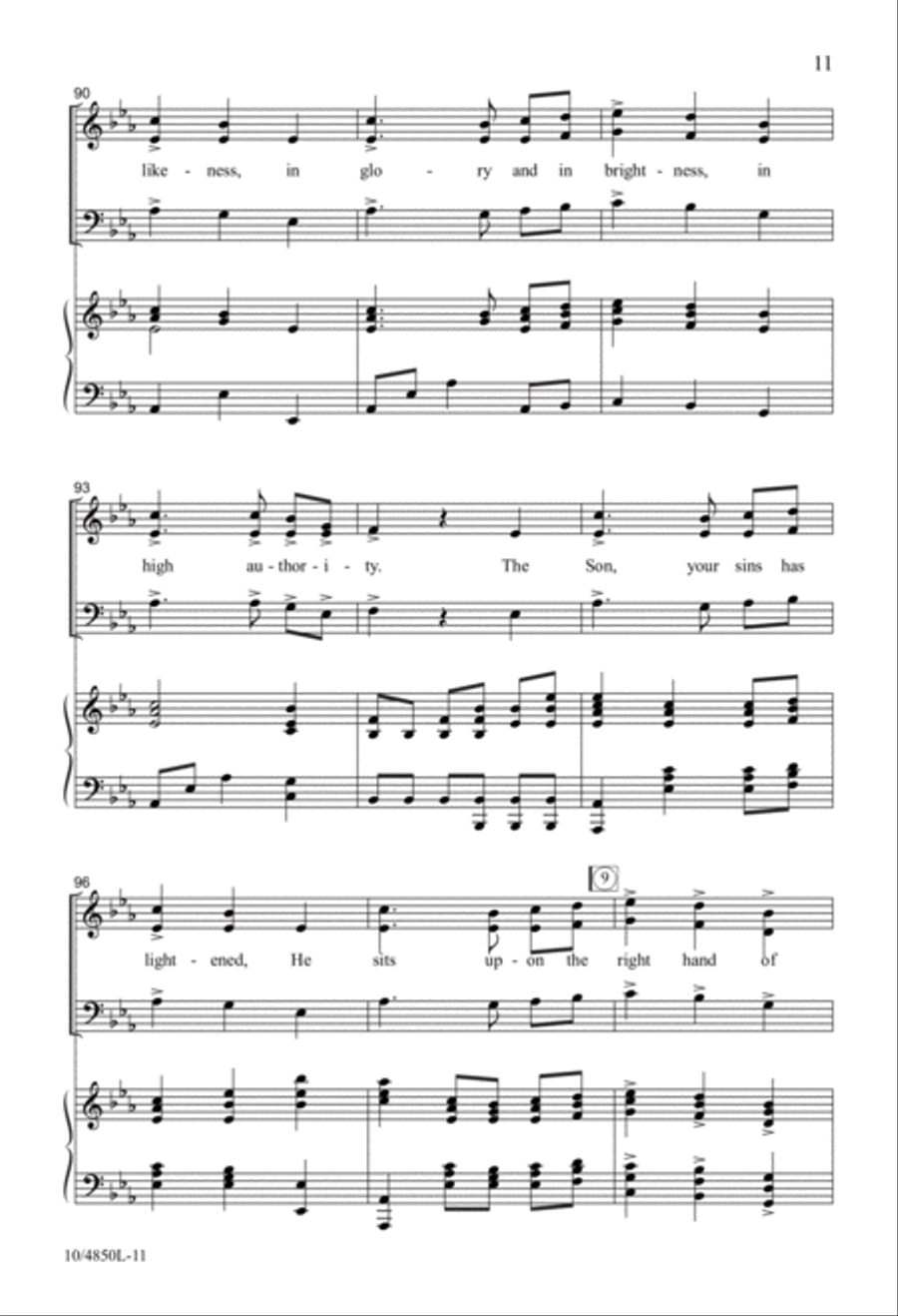 This Is My Beloved Son 3-Part scores gallery preview page 11
