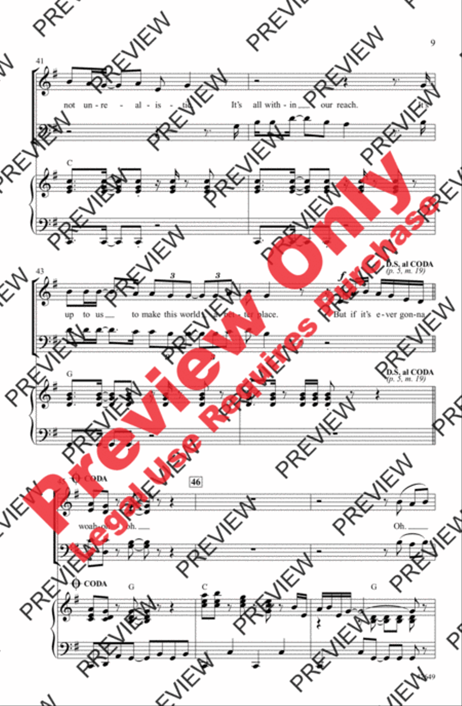 Moment of Truth Moment of Truth 4-Part scores gallery preview page 9