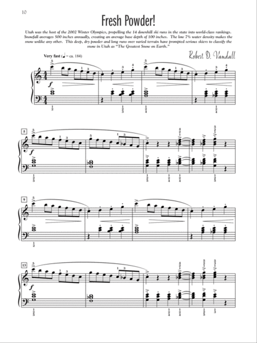 A Portrait of Utah Piano Solo scores gallery preview page 5