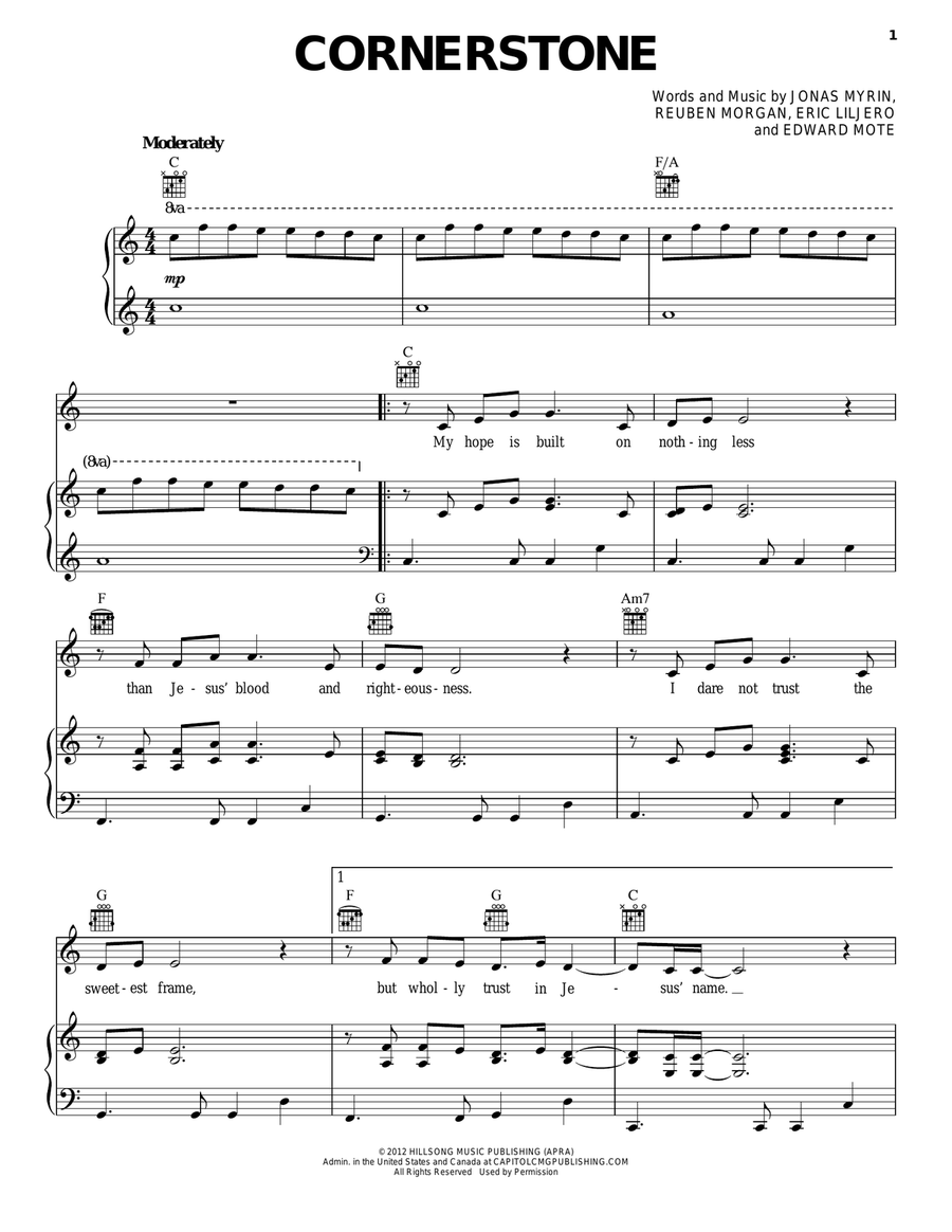 Cornerstone Guitar scores gallery preview page 1