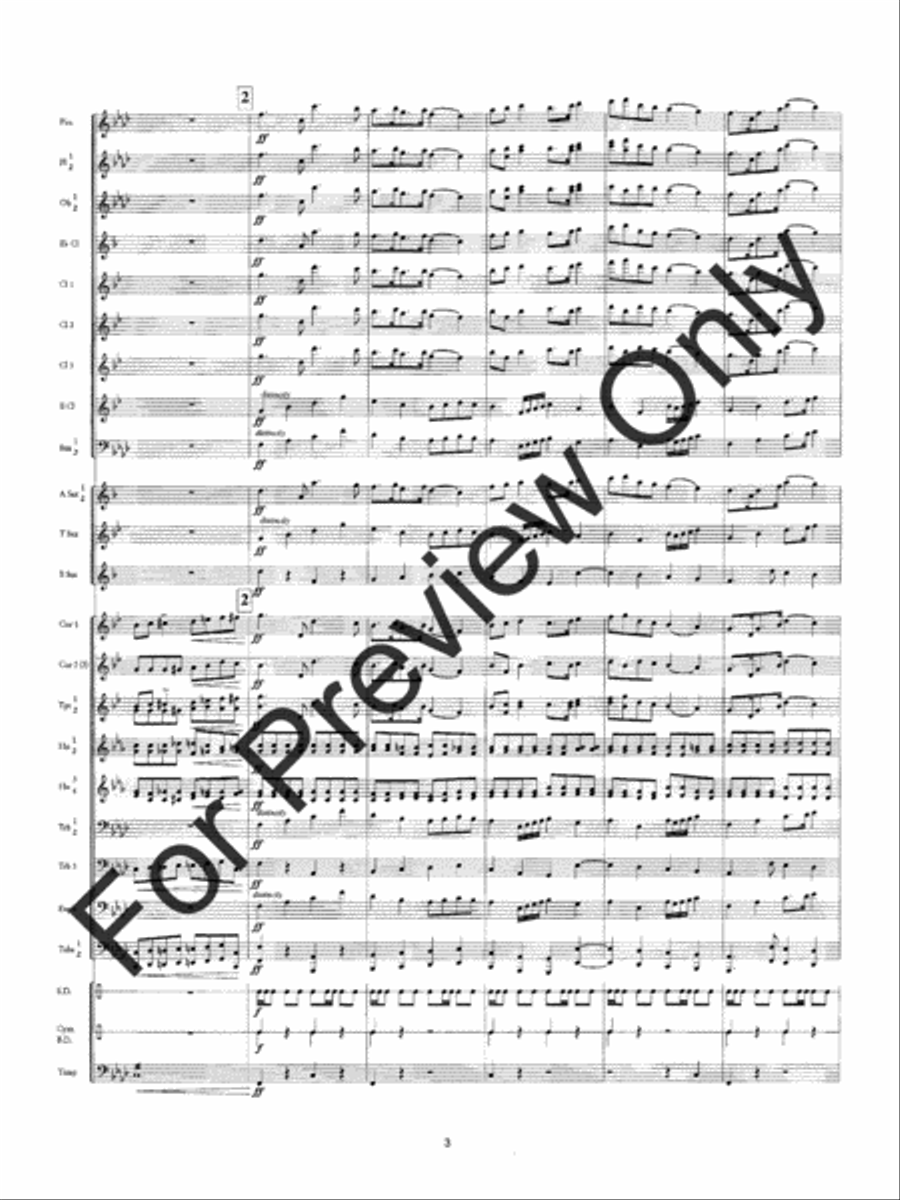 Symphony #3 Slavyanskaya - Full Score