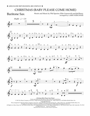 Christmas (Baby Please Come Home) - Eb Baritone Saxophone