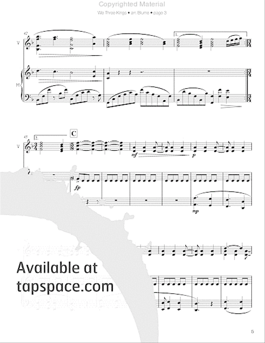 Winterludes for Two Winterludes for Two Marimba scores gallery preview page 8