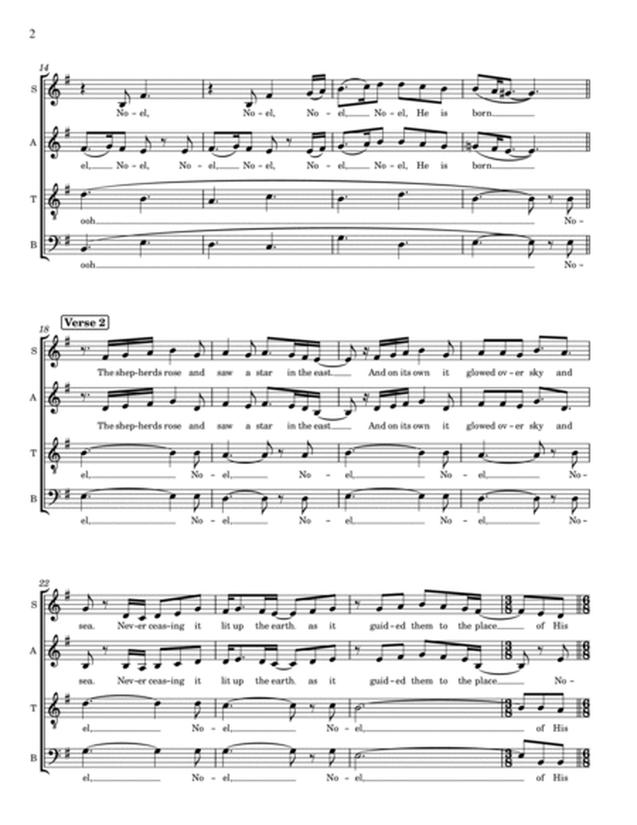The First Noel (SATB, key of Em) image number null