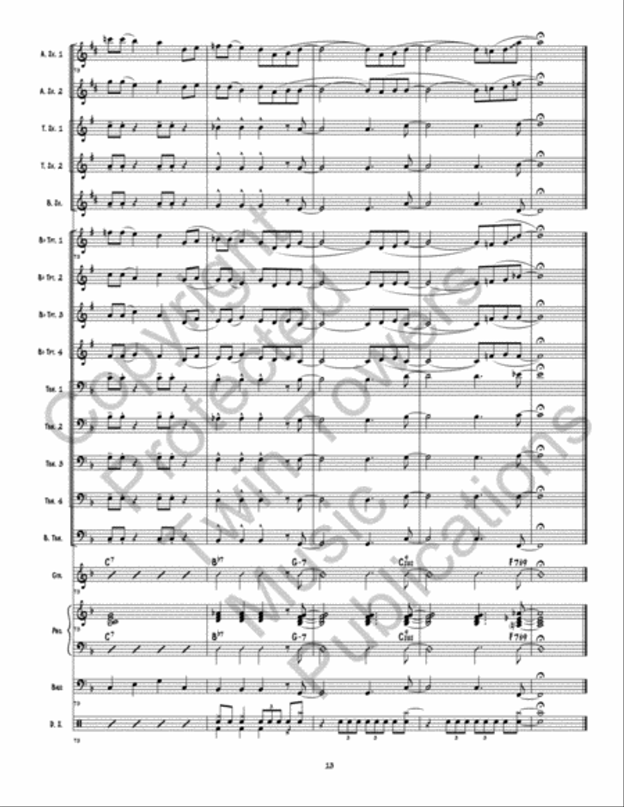 Williemakeit Blues Williemakeit Blues Jazz Ensemble scores gallery preview page 14