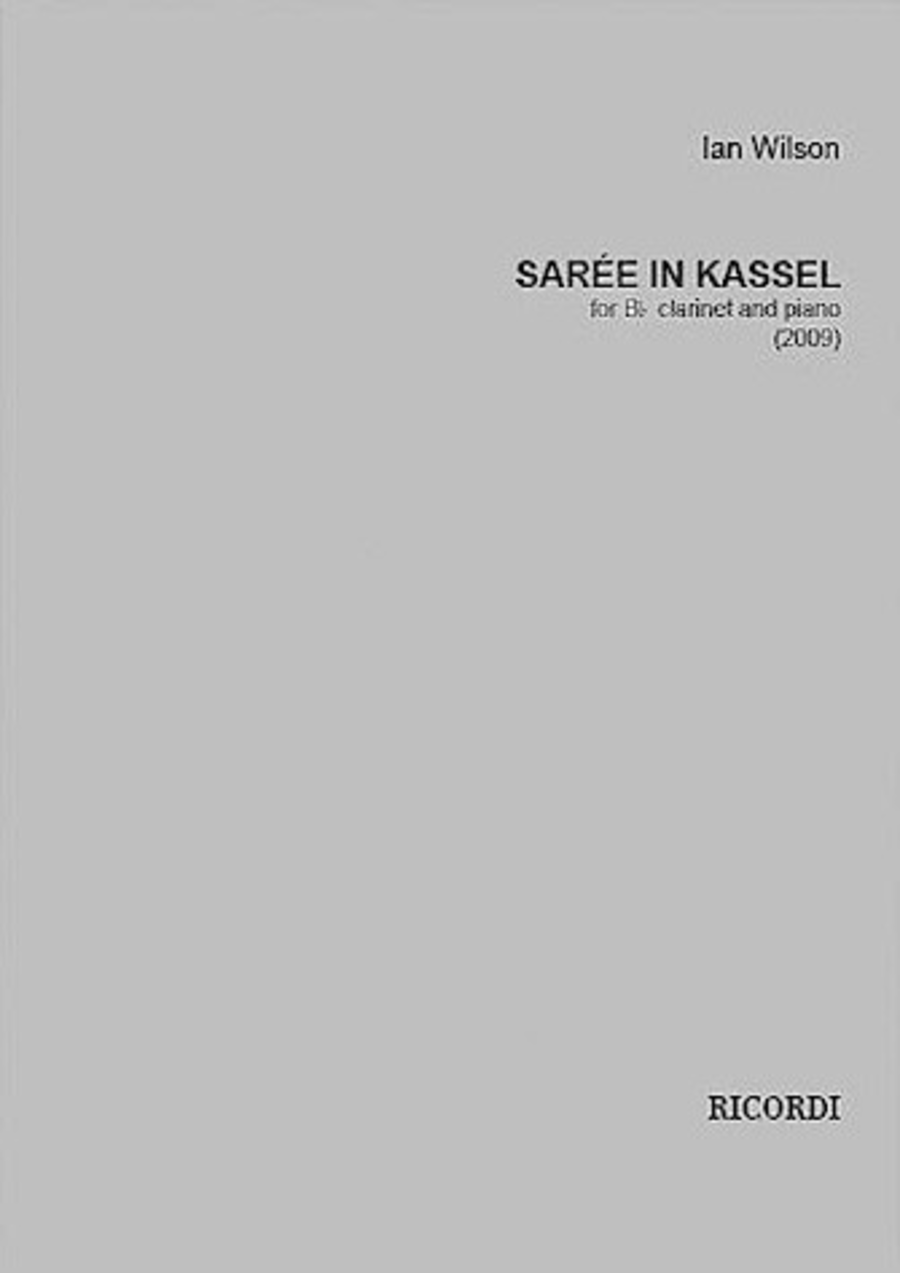 Sarée in Kassel Clarinet Solo scores gallery preview page 1