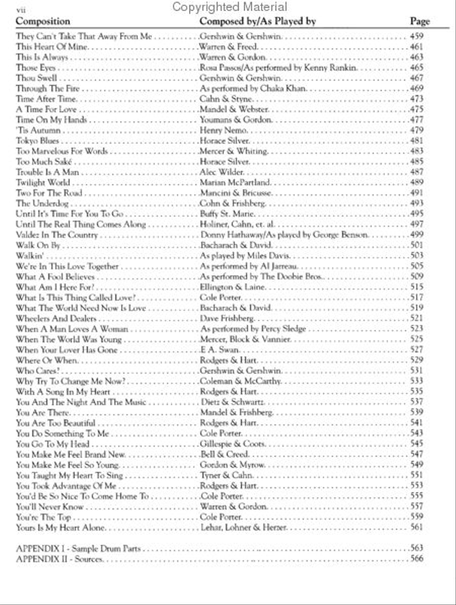 Standards Real Book Voice scores gallery preview page 5