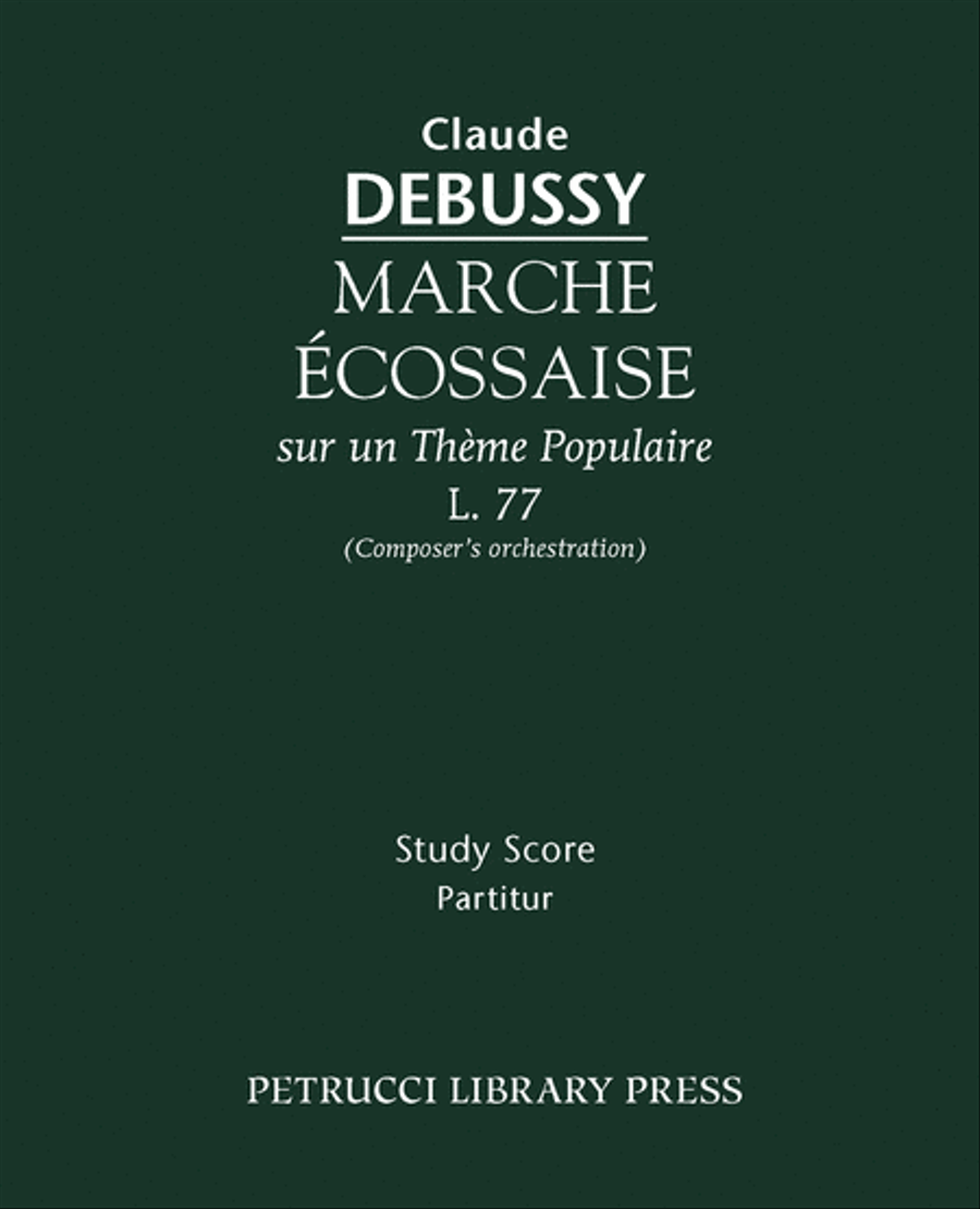 Marche ecossaise, CD 83 Orchestra scores gallery preview page 1