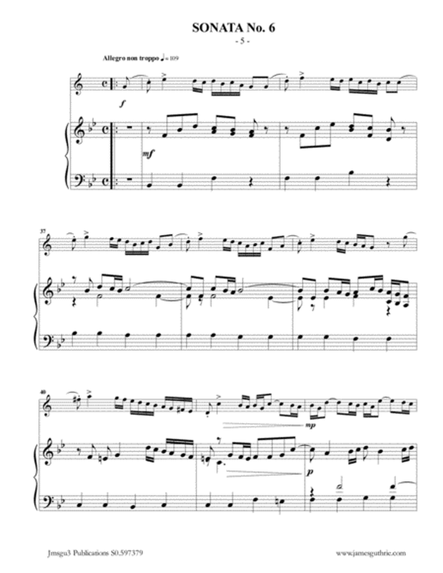 Vivaldi: Sonata No. 6 for Baritone Horn & Piano image number null