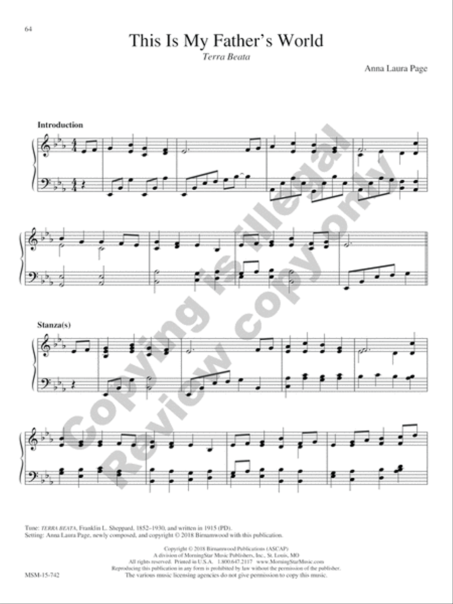 Hymn Enhancements for Piano Piano Solo scores gallery preview page 32