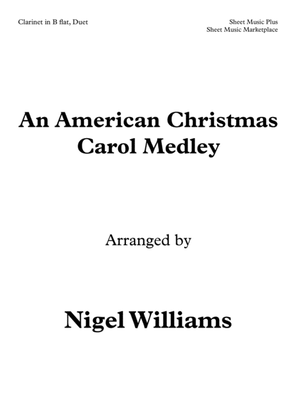 Book cover for An American Christmas Carol Medley, for Clarinet Duet