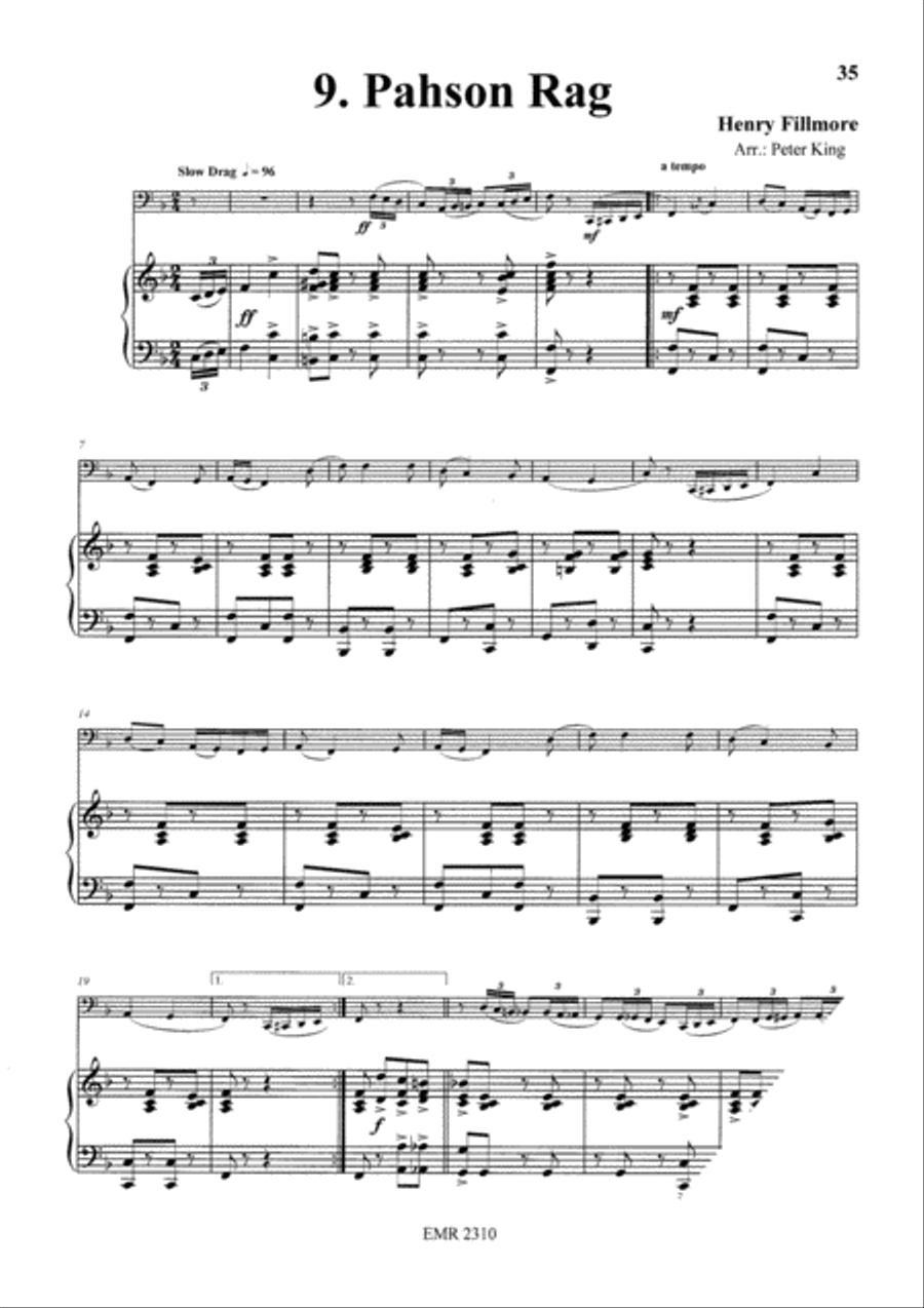 15 Rags Bass Trombone scores gallery preview page 11