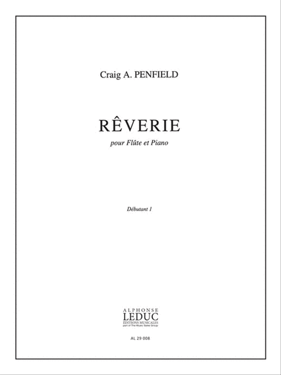Reverie (flute & Piano) Flute Solo scores gallery preview page 1