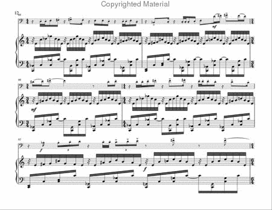 Fantasia for Trombone and Piano Piano Accompaniment scores gallery preview page 2