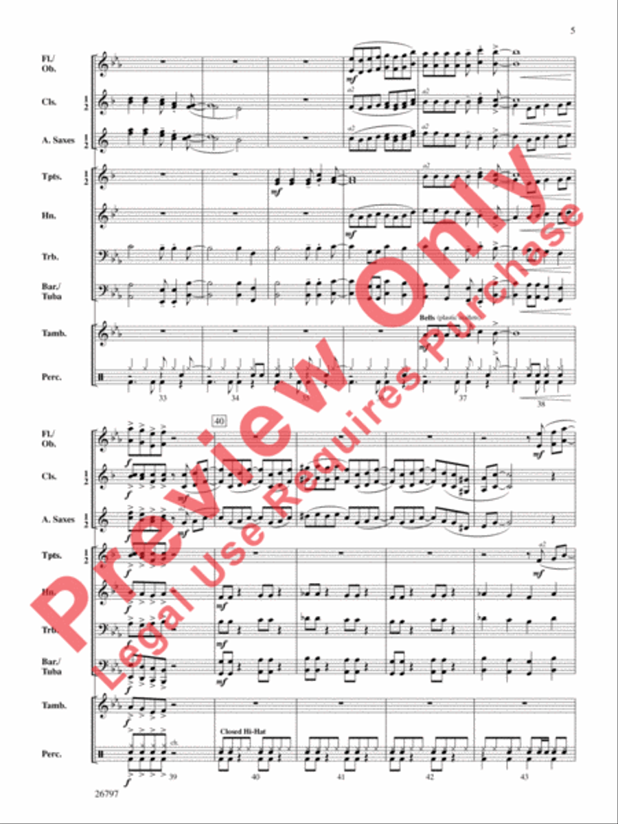 Soul Express Concert Band scores gallery preview page 6