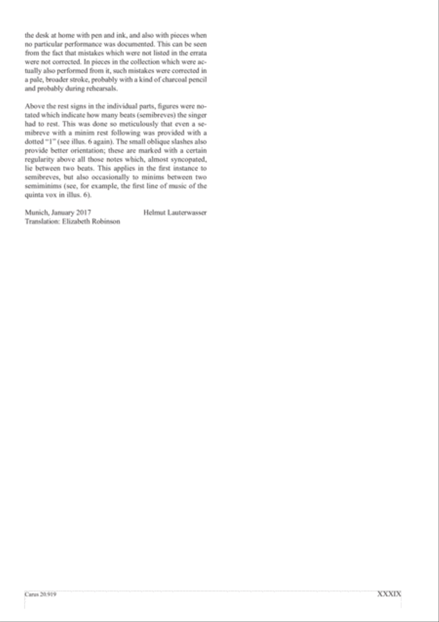 Opera varia I. Works with 1-7 parts (Complete edition, vol. 19) [Werke mit 1-7 obligaten Stimmen] Score scores gallery preview page 40