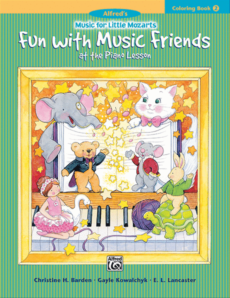 Music for Little Mozarts Coloring Book, Book 2