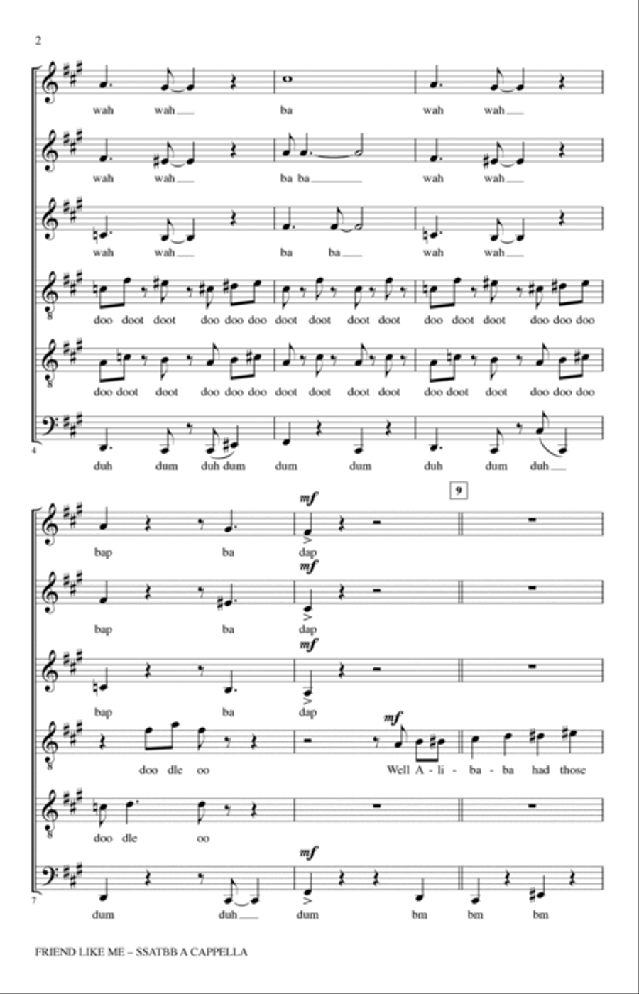Friend Like Me (from Aladdin) (arr. Deke Sharon)