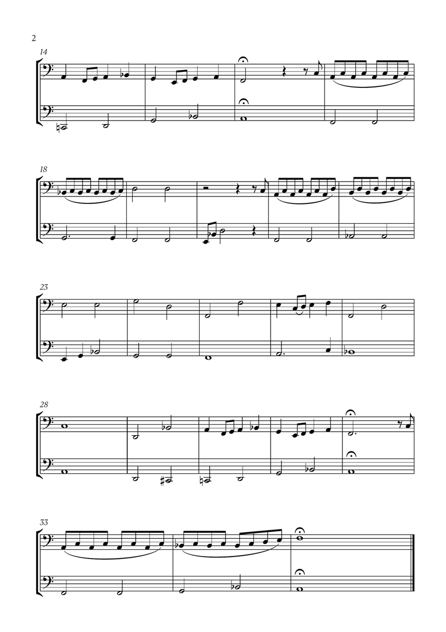 Over The Rainbow Bassoon scores gallery preview page 2